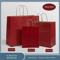 Sac fourre-tout en papier kraft de luxe écologique, vente en gros du fabricant, avec logo imprimé à chaud doré pour emballage cadeau et artisanat