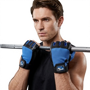 Hot Sale Unisex Polyester Lightweight Half Finger Durable <b>Gym</b> Fitness Workout Gloves Wrist Wrap Support <b>Weight</b> Lifting - Product Image 1