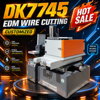 DK7745 Machine de découpe par électroérosion à fil avec CNC pour l'industrie métallurgique avec composants de moteur à engrenages à noyau
