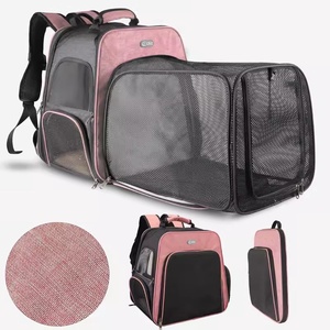 Large Capacity 5kg Adjustable Detachable Pet Trolley Bag Backpack 33.7L PVC for <b>Dogs</b> Bearing Transformed - Product Image 3