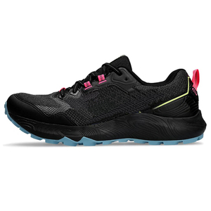 Outdoor Trail Running <b>Sneakers</b> <b>Black</b> Color‑Block Design Breathable Mesh Wear‑Resistant Anti‑Slip Deep Lug Sole Hiking Shoes - Product Image 1