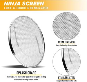 Protector Antisalpicaduras de Doble Capa Compatible con las Parrillas <span class=keywords><strong>Ninja</strong></span> AG300, IG651 y IG601. - Product Image 3