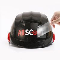 Autocollant de transfert UV DTF personnalisé, étiquette 3D en cristal, décalcomanie de logo imperméable, transfert à frotter pour casque et verre