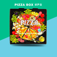 Impresión personalizada caja de embalaje de pizza 12 pulgadas caja de pizza caja de cartón pizza