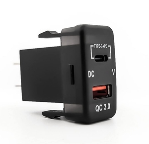 QC3.0 sạc xe hơi Volt 12V <span class=keywords><strong>USB</strong></span> sạc nhanh PD <span class=keywords><strong>USB</strong></span> sạc cho TOYOTA <span class=keywords><strong>USB</strong></span> sạc nhanh TOYOTA HILUX Prado - Product Image 4