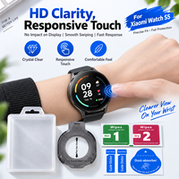 Protection d'écran pour Xiaomi Watch S5, verre trempé 9H, alignement automatique, sans bulles, anti-rayures, film transparent HD