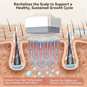 Le plus récent Micro <span class=keywords><strong>Needle</strong></span> DRS Derma Stamp Bio <span class=keywords><strong>4</strong></span> Aiguilles Dispositif de soins de la peau élevé - Product Image 5