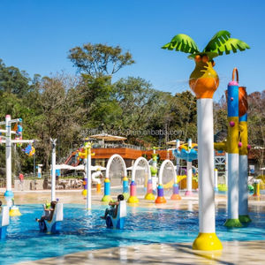 Prix d'usine parc <span class=keywords><strong>aquatique</strong></span> en plein air <span class=keywords><strong>jeux</strong></span> piscine enfants taille personnalisée en fibre de verre Splash Pad - Product Image 4