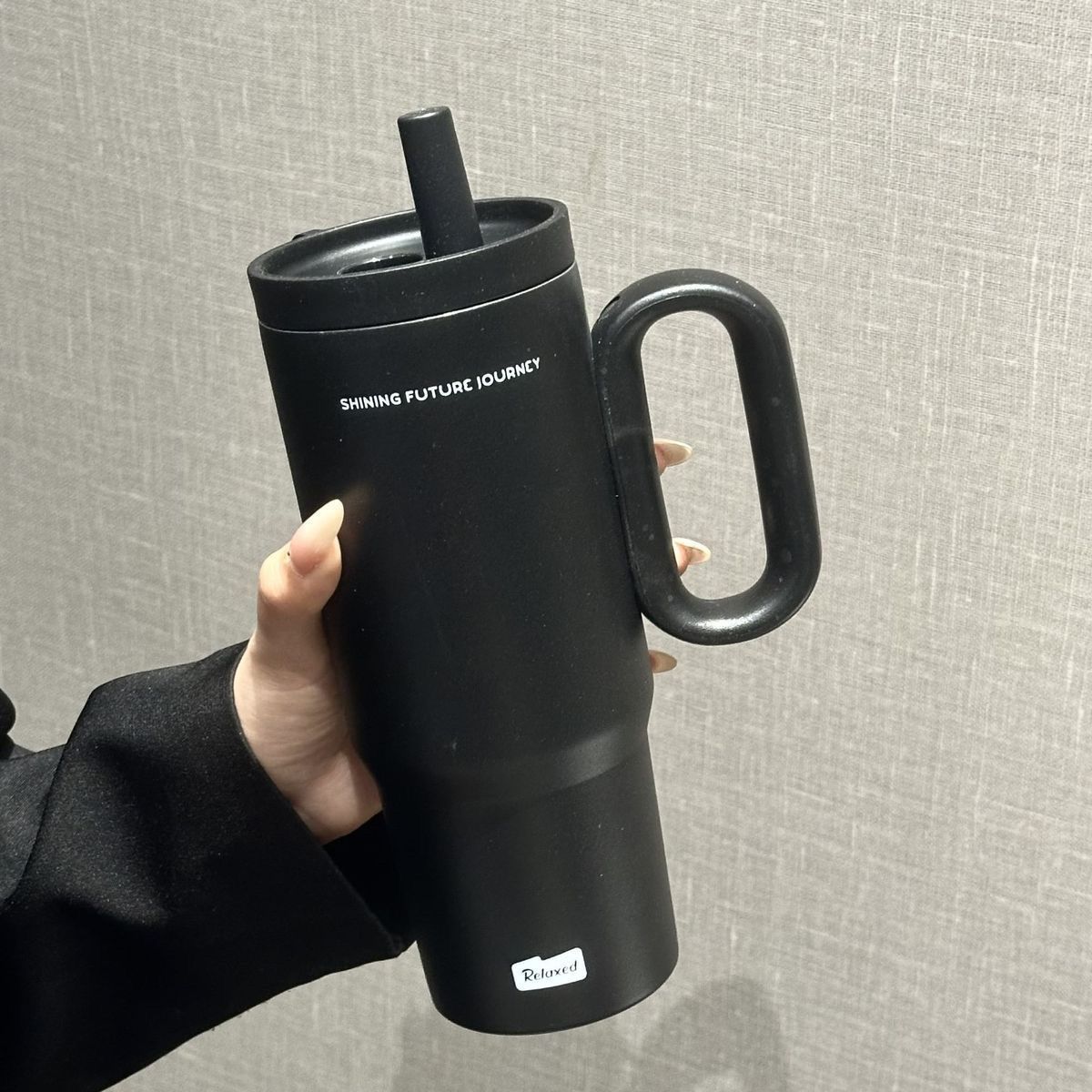 Crepúsculo hielo matón taza [negro estrellado]