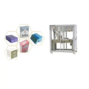 Factory Direct Wrap For Baking 3d Film Packaging Cosmetics Box Manual Cellophane Wrapping Machine