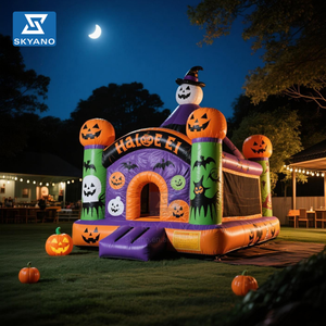 Le château gonflable surdimensionné pour Halloween est entièrement immersif, idéal pour jouer lors des événements d'Halloween - Product Image 5