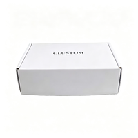 Boîte d'emballage cosmétique en carton ondulé recyclable en forme d'avion rose HL en gros pour crème et lotion pour le visage avec logo personnalisé