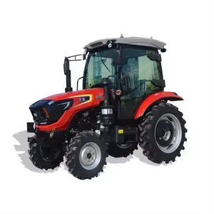 China BIG Dog 4x4 tractor 50HP 60HP Compact tractor with Loader and back-carrier for sale