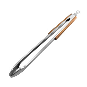 <span class=keywords><strong>Pinzas</strong></span> <span class=keywords><strong>para</strong></span> <span class=keywords><strong>Barbacoa</strong></span> CL-1015 Drawell, 63.5 cm, Mangos de Madera de Acacia, Acero Inoxidable Resistente al Calor, <span class=keywords><strong>Pinzas</strong></span> <span class=keywords><strong>Largas</strong></span> <span class=keywords><strong>para</strong></span> Asar, 25 BBQ - Product Image 1