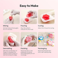 Kit de fabrication de jouets squishy en silicone Taba en gros, kit DIY de gel liquide à thème fruit, ensemble d'artisanat de jouets squishy faits à la main