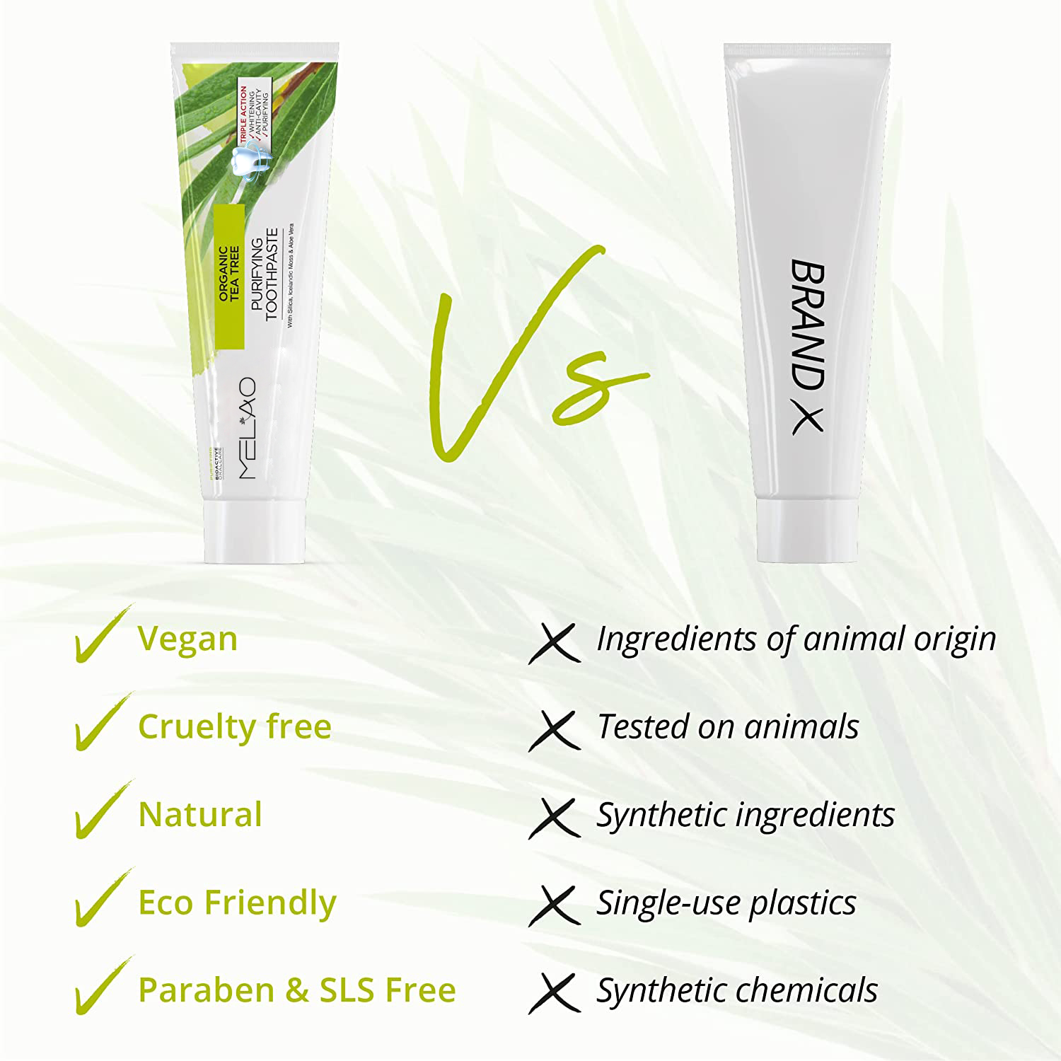 100 мл зубная паста с Чайным Деревом эфирное масло зубная паста с морской солью и пищевой содой