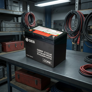 El arrancador de coches SES está equipado con una potente batería LiFePO₄ de 1280 Wh, que proporciona una potencia de arranque rápida y fiable para la carga. - Product Image 2