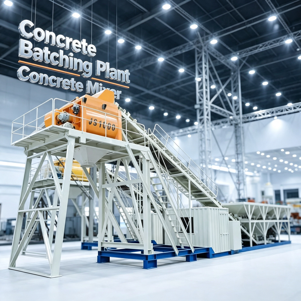 Drum Concrete Batch Plant Hzs90 Ready Mix Plants Concrete Equipment Mc ...