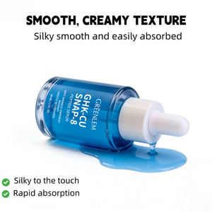 GREENLEM GHK-Cu Snap-12 Peptide Soin de la peau Sérum pour le visage Réduction des rides Réparation de la peau Sérum au cuivre bleu GHK-Cu en stock - Product Image 2