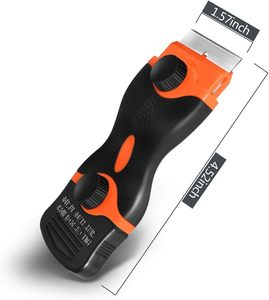 Razor Blade <b>Scraper</b>, 2 PCS Razor <b>Scraper</b> Tool for Removing Label, Registration Sticker, Tint, Grease From Windshield, Glass - Product Image 3