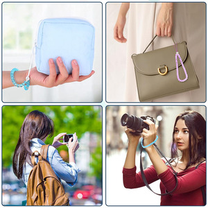 Cordón de cuentas para teléfono móvil, cordón de mano corto para muñeca, correa de cuentas de cristal, cadena de teléfono móvil para niña y mujer, llavero para teléfono móvil - Product Image 5