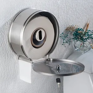 High Quality Bathroom Wall Mounted Stainless Steel 304 Hand Toilet Tissue Paper Towel Dispenser Holder