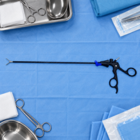 Instruments de chirurgie mini-invasive en acier inoxydable, forceps à dents de rat de 5 mm