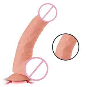 Temmuz cinsel 9.84in 660g PVC vajina oyuncaklar seks yetişkin büyük gerçekçi penis yapay kadınlar için dildos