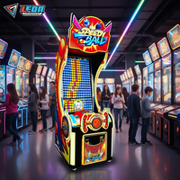 Machine de jeu de rédemption de tickets en acier inoxydable, machine d'arcade de loterie à monnayeur, garantie 1 an pour la rédemption de prix en FEC commercial