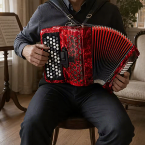 <span class=keywords><strong>Accordéon</strong></span> à boutons B-System Bayan 60 basses, standard russe professionnel pour la performance folklorique et scénique - Product Image 6