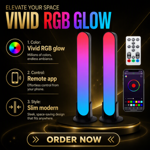 Bande lumineuse LED RGB d'ambiance, lampe sur pied intelligente, télécommande, application, intensité réglable, vente en gros B2B - Product Image 6