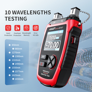 เครื่องวัดพลังงานแสงและเครื่องทดสอบ VFL 2-in-1 รุ่น Noyafa NF-917 สำหรับทดสอบ 10 ความยาวคลื่นในเครือข่ายไฟเบอร์ - Product Image 2