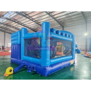 Rescue Puppy <strong>Squad</strong> Themed Inflatable Bounce House Blue Cartoon Dog Bouncy Castle for Kids Birthday Commercial Carnival Rental - Product Image 2