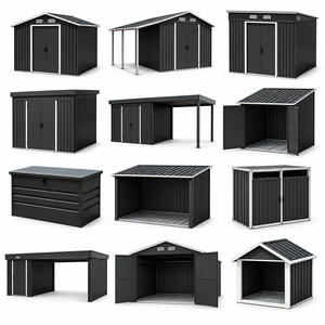 <span class=keywords><strong>Abri</strong></span> <span class=keywords><strong>de</strong></span> <span class=keywords><strong>jardin</strong></span> métallique 6x8 pieds à toit en pente, remise <span class=keywords><strong>de</strong></span> rangement avec double <span class=keywords><strong>porte</strong></span>, pour outils agricoles, vente en gros - Product Image 5