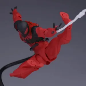 Mess Toys Kaine <span class=keywords><strong>Parker</strong></span> Scarlet Neighbor Scarlet Spider Black Red Battle Suit Figura Articulada de PVC Modelo de Juguete - Product Image 3