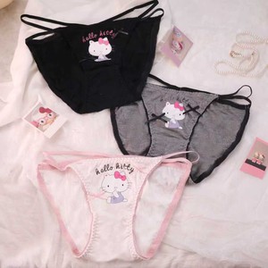 <strong>Anime</strong>/Cartoon Sexy Printed <strong>Panties</strong>, Comfortable Cotton Women's Triangle <strong>Panties</strong>, Kitty Cat Cute and Sweet Women's <strong>Panties</strong> - Product Image 3