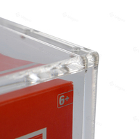 Boîte de protection pour booster ETB en acrylique écologique de 5 mm d'épaisseur, collection Ultra Premium Yugioh, aimant puissant, protection UV