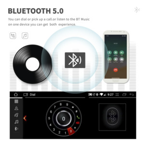 Android Auto Apple <span class=keywords><strong>CarPlay</strong></span> Wireless per <span class=keywords><strong>BMW</strong></span> E60 E61 E63 E90, Montaggio su Cruscotto, Schermo Touch HD, Sistema Linux - Product Image 6