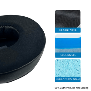 CORBORS Coussinets d'oreille portables de remplacement en gel rafraîchissant pour casques <span class=keywords><strong>Tune</strong></span> 450BT/460BT/<span class=keywords><strong>500BT</strong></span>/510BT/520B JR 300BT/JR 310BT/E40BT - Product Image 3