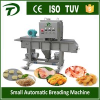 Máquina comercial para empanar camarones y filetes de pescado, máquina para pan de pechuga de pollo