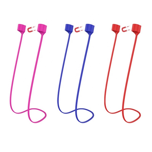 Airpod 3 2 1 Pro Silicone Lanyard Anti Lost Magnetic Earplug Lanyard for Airpods Earbud Lanyard