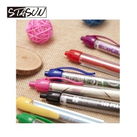 Stylo publicitaire 2-en-1 avec bannière rétractable, personnalisé, double face, pour salons professionnels et événements marketing
