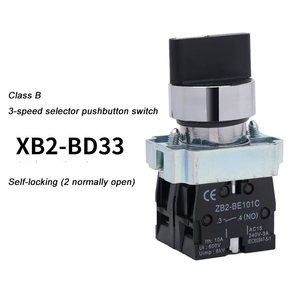 Interruptores selectores rotativos de contacto de cobre autoblocantes o autorreinicio de 2 o <span class=keywords><strong>3</strong></span> posiciones NO y NC NO para equipos industriales - Product Image 5