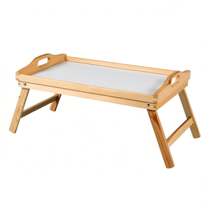 ถาดเสิร์ฟและถาดวางของบนเตียง KESPER โต๊ะไม้พับได้พร้อมหูจับสำหรับใช้ภายในอาคาร - Product Image 2