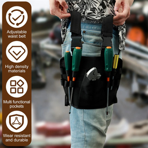 Multi Functional Tool Belt Oxford Cloth <b>Car</b> <b>Repair</b> Waist Bag Tool Rack For Electrician Auto Maintenance - Product Image 3