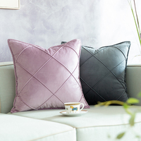 Housse de coussin décorative 20x20 pouces 50x50 cm Housse de coussin en velours Housse de coussin Fundas De Cojines Housse De Coussin