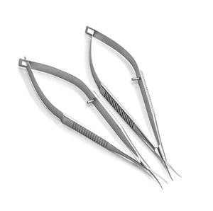 2024 últimas tijeras microquirúrgicas calidad nuevo diseño Micro hoja recta mango de plástico instrumento médico multiusos - Product Image 6