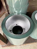 Rouleau en caoutchouc KEPDM de pièces de rechange de machine de moulin à riz de couleur bleue de 10 pouces