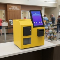 Compteur de pièces tactile haute vitesse OEM ODM anti-contrefaçon pour supermarché Jinrui JR-500 Kiosque de dépôt de monnaie