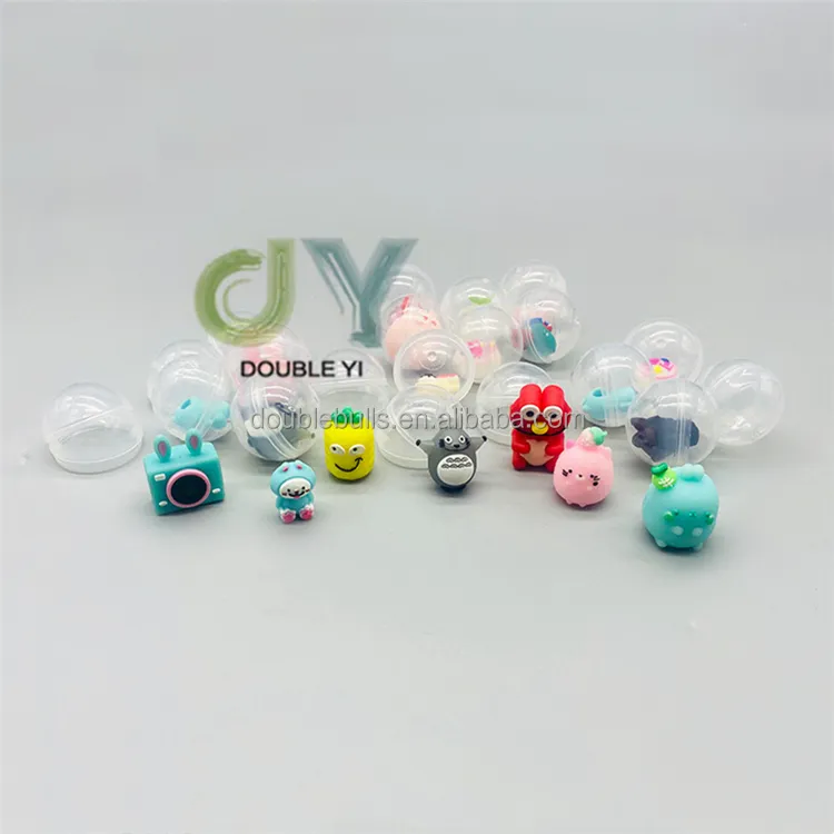 Wholesale Mixed 32mm Mini Capsule Cartoon Toy Custom Kids Funny Toy Plastic Capsule Toy